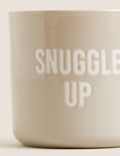 Mug et pochoir avec texte «&nbsp;Snuggle Up&nbsp;»