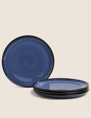 

Set of 4 Amberley Dinner Plates - Blue, Blue