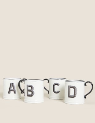 

Becher mit Buchstaben - Black Mix, Black Mix