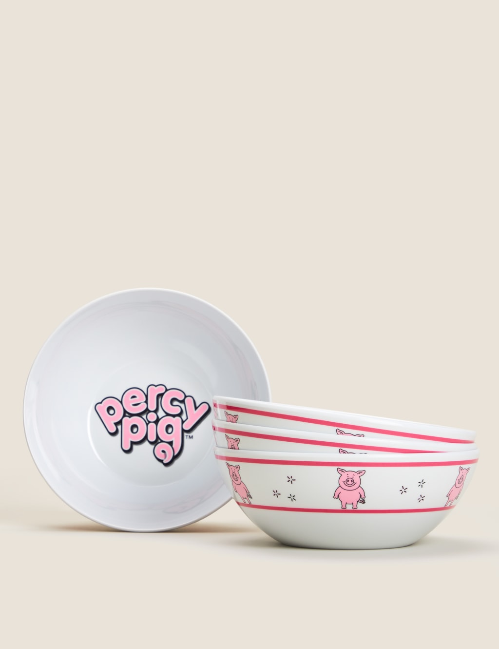 Set of 4 Percy Pig™ Cereal Bowls