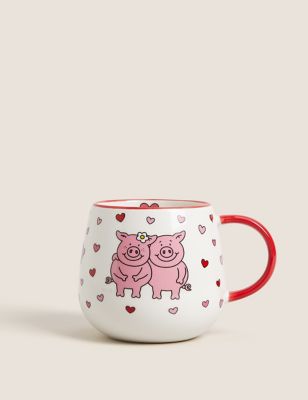 

Percy Pig™ Percy Pig™ Love Hearts Mug - Pink Mix, Pink Mix