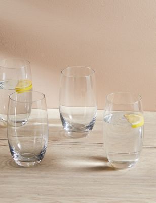 Lot de 4 verres hauts - Transparent