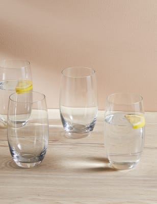 Lot de 4 verres hauts - Transparent