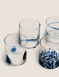Set of 4 Patterned Tumblers