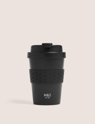 

M&S Collection Taza de viaje de 340 ml - Negro, Negro