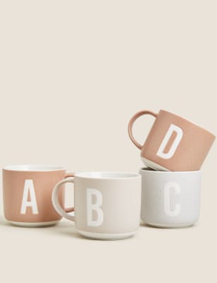 

Alphabet Mug - Natural Mix, Natural Mix