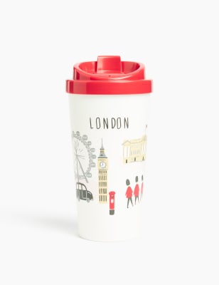 

M&S Collection London Travel Mug - Multi, Multi