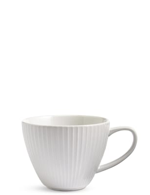 Textured Stripe White Mug | M&S