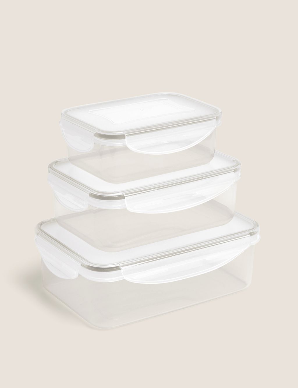 Set of 3 Food Storage Containers image 1