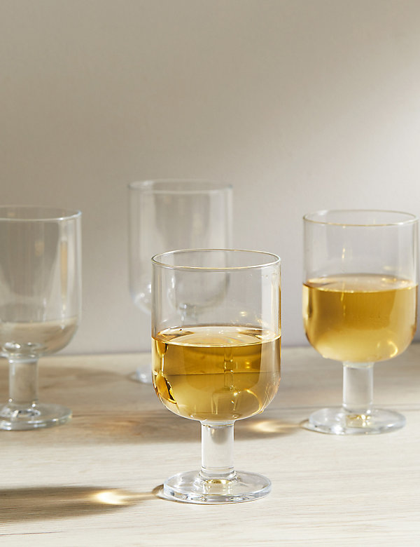 Set of 4 Tribeca Stackable Wine Glasses - GR