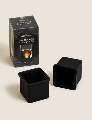 

The Marksologist Set of 2 Ice Moulds - Black, Black