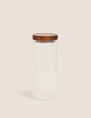 Large Glass Storage Jar