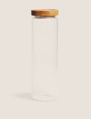 

M&S Collection Extra Large Glass Storage Jar - Clear, Clear