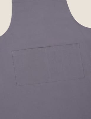 

M&S Collection Pure Cotton Apron - Grey, Grey