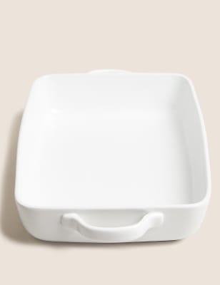 

M&S Collection Maxim Porcelain Roaster - White, White