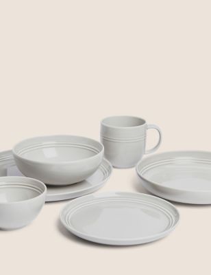 

M&S Collection Marlowe Pasta Bowl - Light Grey, Light Grey