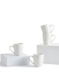Set of 4 Porcelain Mugs