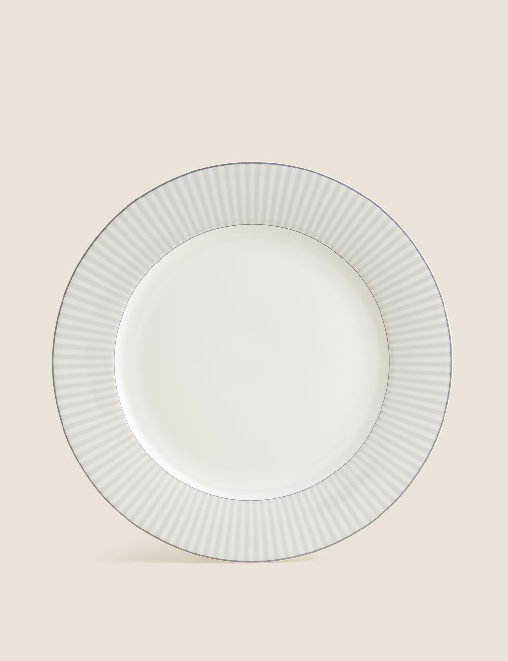 Hampton Stripe Dinner Plate image 1