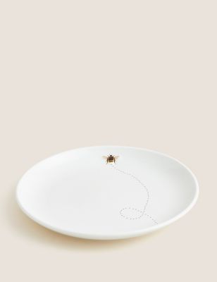 

M&S Collection Set of 2 Bee Side Plates - Multi, Multi