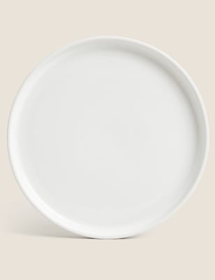 

M&S Collection 12 Piece Stackable Dinner Set - White, White