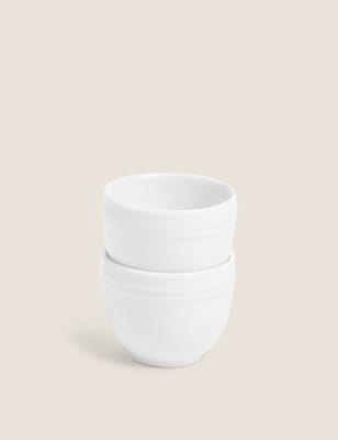 

M&S Collection Marlowe - Juego de 2 hueveras - Blanco, Blanco