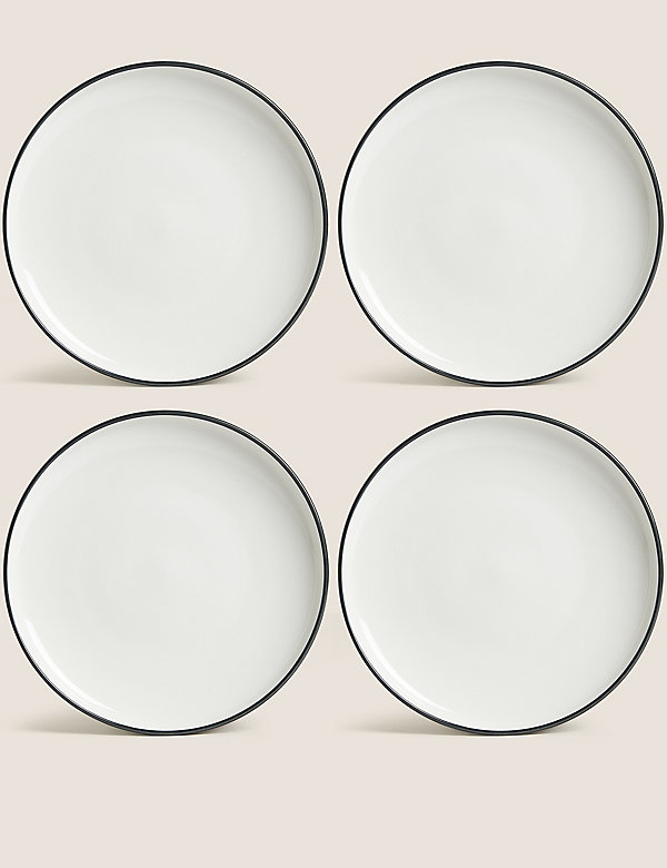 Set of 4 Tribeca Matte Side Plates