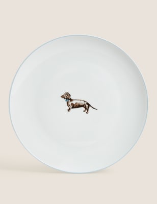 12 Piece Dachshund Dinner Set