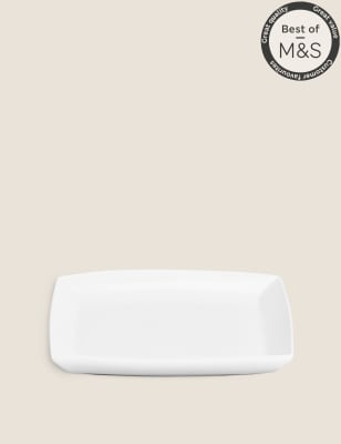 

Maxim Small Platter - White, White