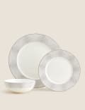 Hampton&nbsp;– Service de table 12&nbsp;pièces