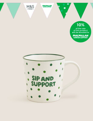 

M&S Collection Macmillan Sip & Support Mug - Green Mix, Green Mix