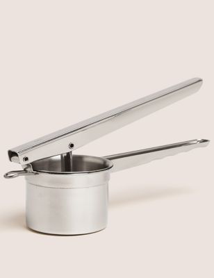 M&S Stainless Steel Large Potato Ricer - Silver, Silver