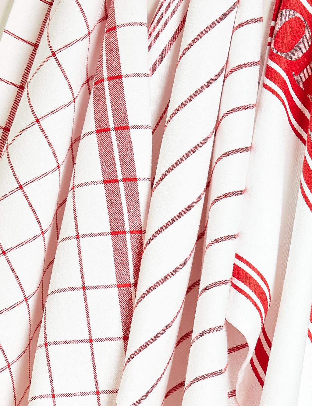 Set of 3 Cotton Rich Striped Tea Towels image 2
