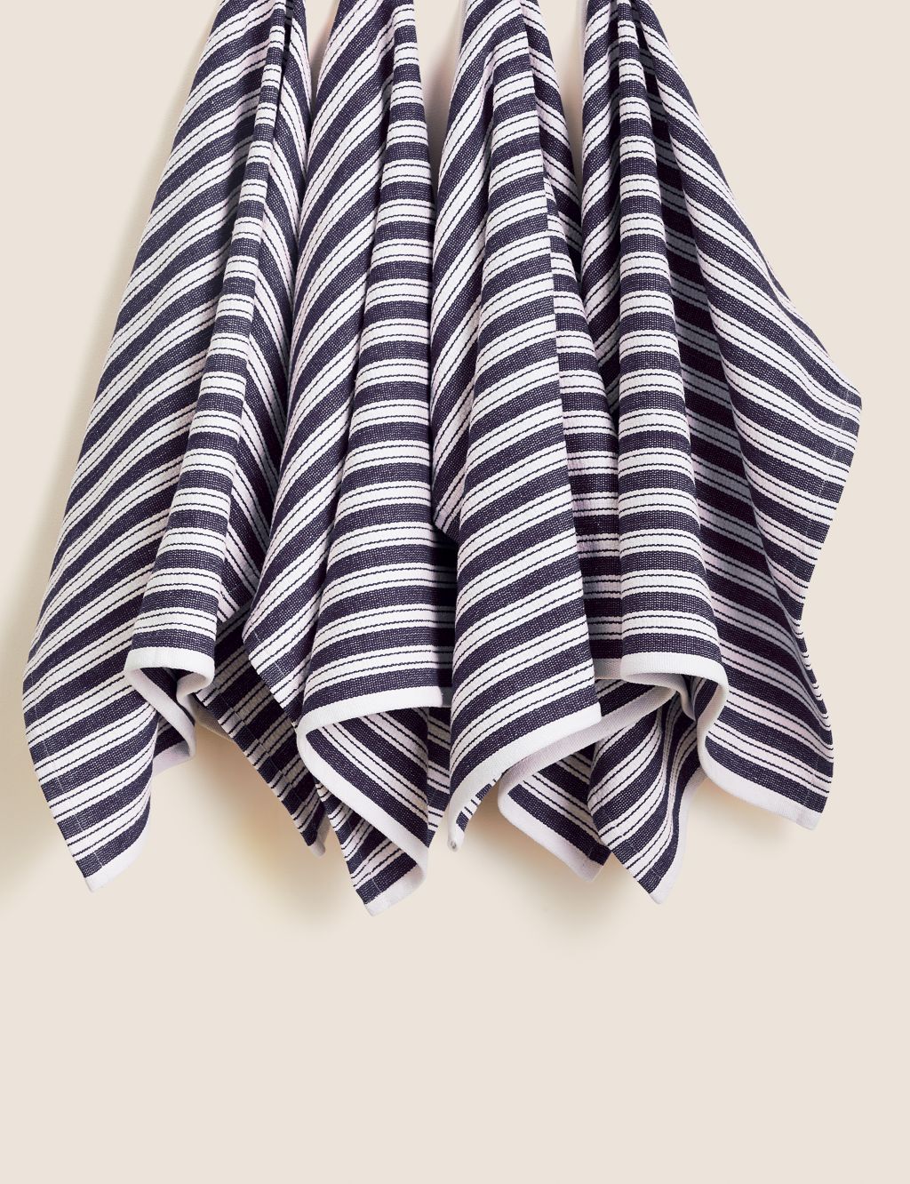 Set of 4 Cotton Rich Basket Weave Tea Towels image 2