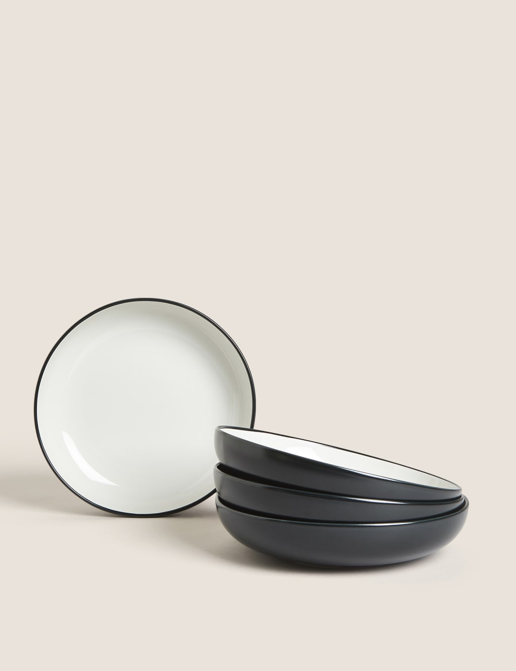 Set of 4 Tribeca Matte Pasta Bowls