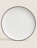 Tribeca&nbsp;– Lot de 4&nbsp;grandes assiettes à bordure contrastée