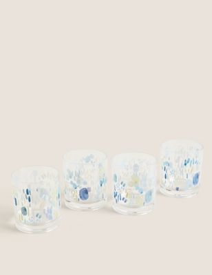 M&S Collection Set of 4 Nautical Picnic Tumblers - Multi