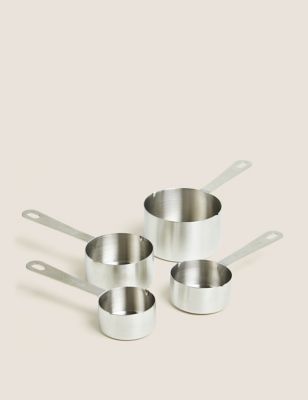 Set of 4 Stainless Steel Measuring Cups - VN