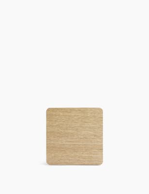 Set Of 4 Wood Effect Placemats Coasters