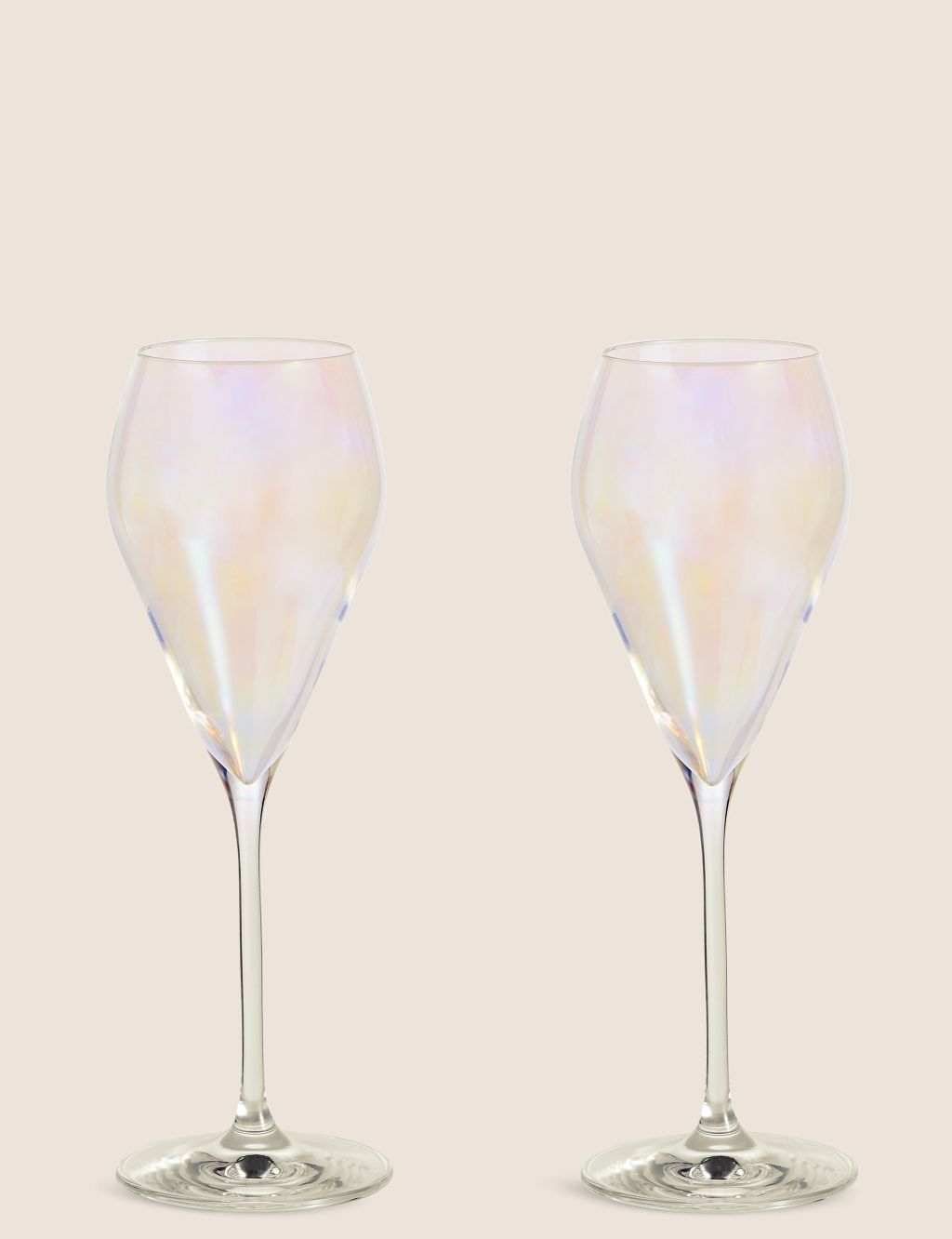 Set of 2 Lustre Prosecco Glasses image 2