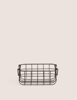 Carbon Steel Low Rounded Wire Egg Basket