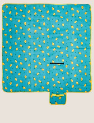 M&S Collection Lemon Picnic Blanket - Multi