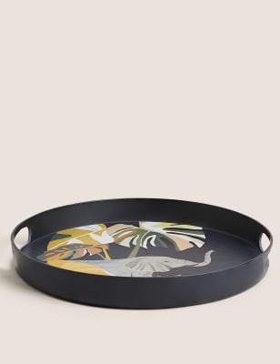 

M&S Collection Jungle Picnic Round Tray - Multi, Multi