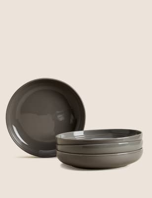 

M&S Collection 4er-Set Pastaschüsseln „Marlowe“ - Naturfarben, Naturfarben