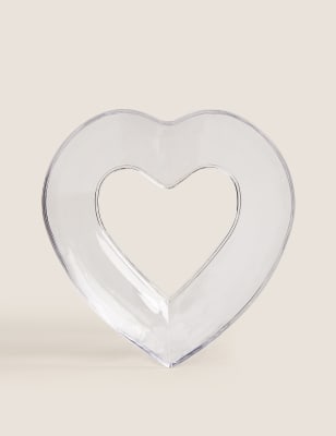 

M&S Collection Large Glass Heart Serving Bowl - Clear, Clear