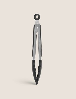 M&S Small Silicone Tongs - Black Mix, Black Mix