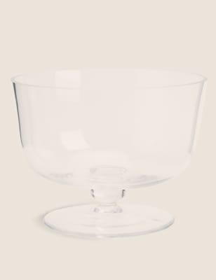 large glass trifle bowl