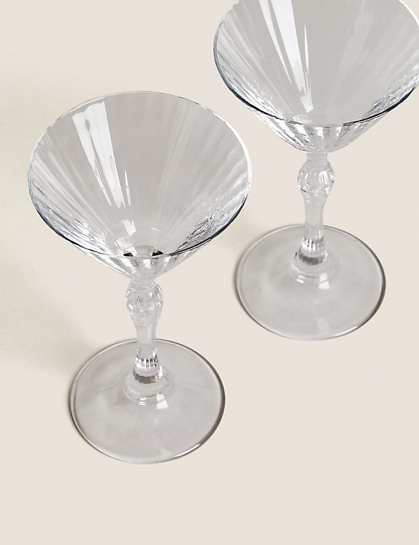 Set of 2 Martini Glasses - HR