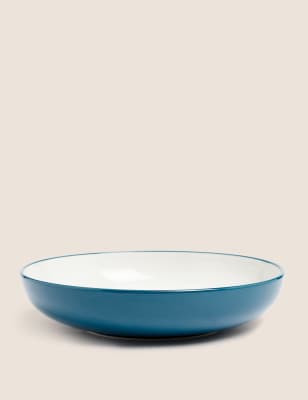 M&S Tribeca Pasta Bowl - Teal, Teal