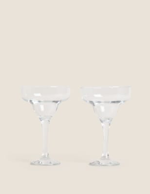 Set of 2 Margarita Glasses