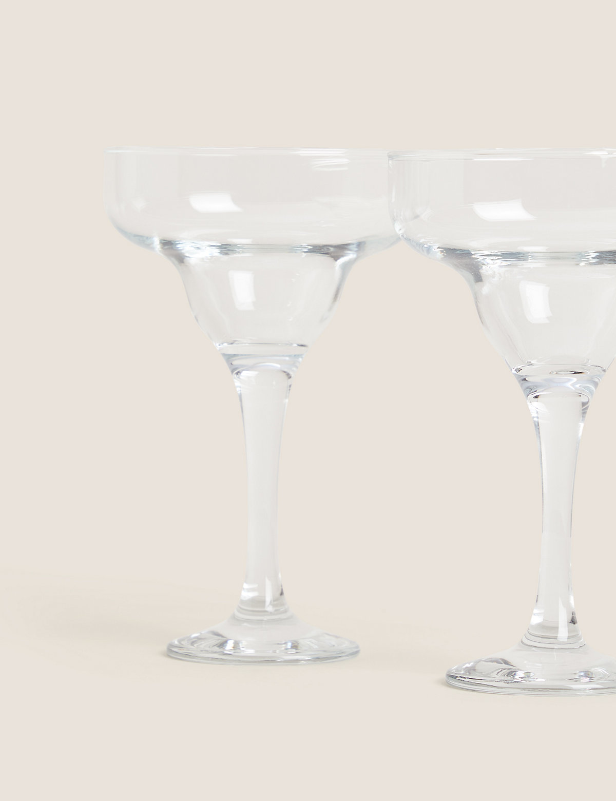 Set of 2 Margarita Glasses